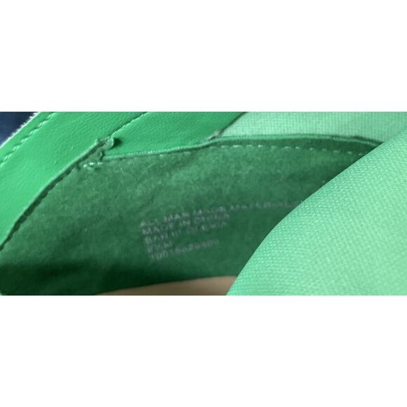 BAR III Womens Green Stretch Comfort Olevia Pointed Toe Flare Zip-Up Booties 8.5 - Picture 6 of 6